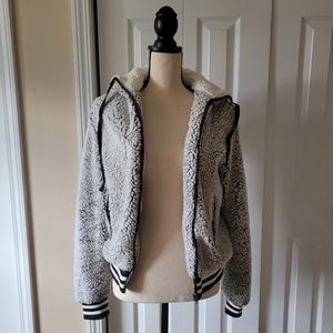 Gray Charlotte Russe hooded zip up